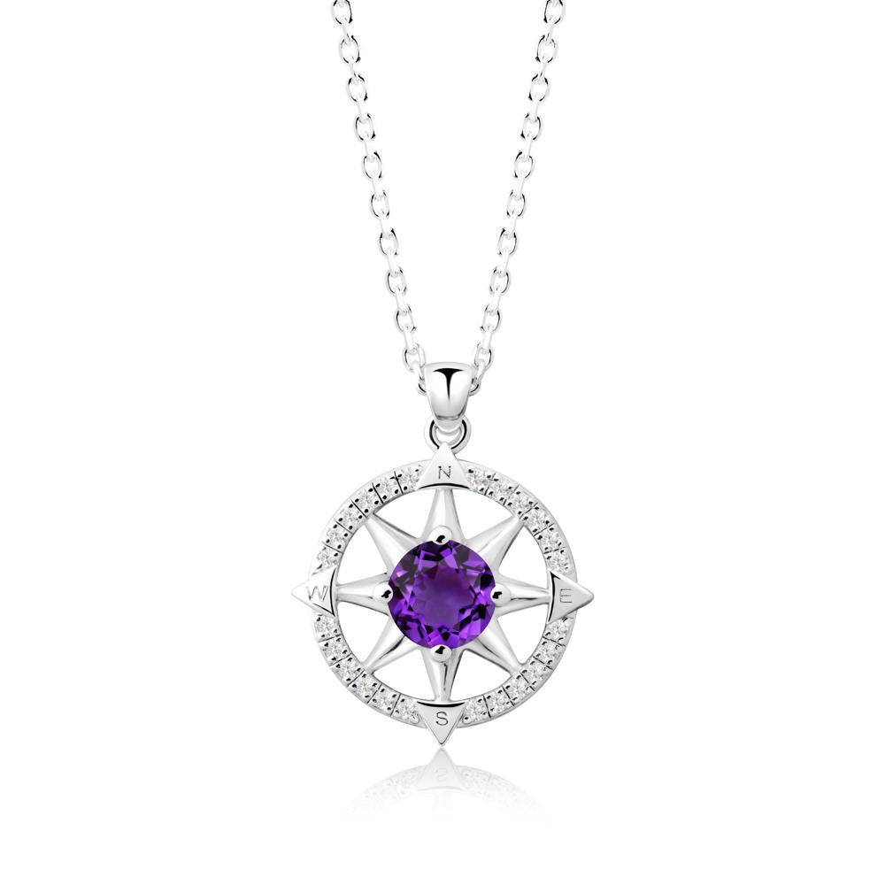 Compass Star Peridot Necklace - LUO Jewelry #gemstone_Amethyst