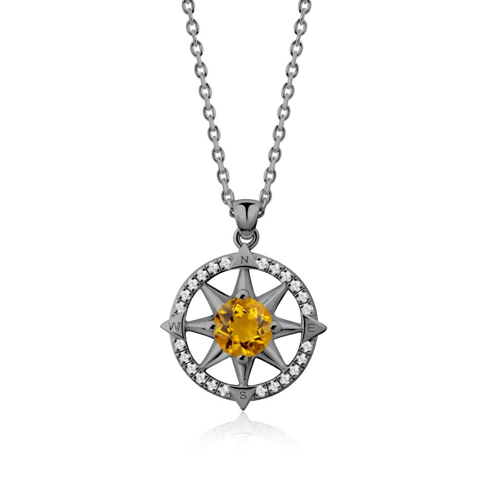 Compass Star Peridot Necklace - LUO Jewelry #gemstone_Citrine