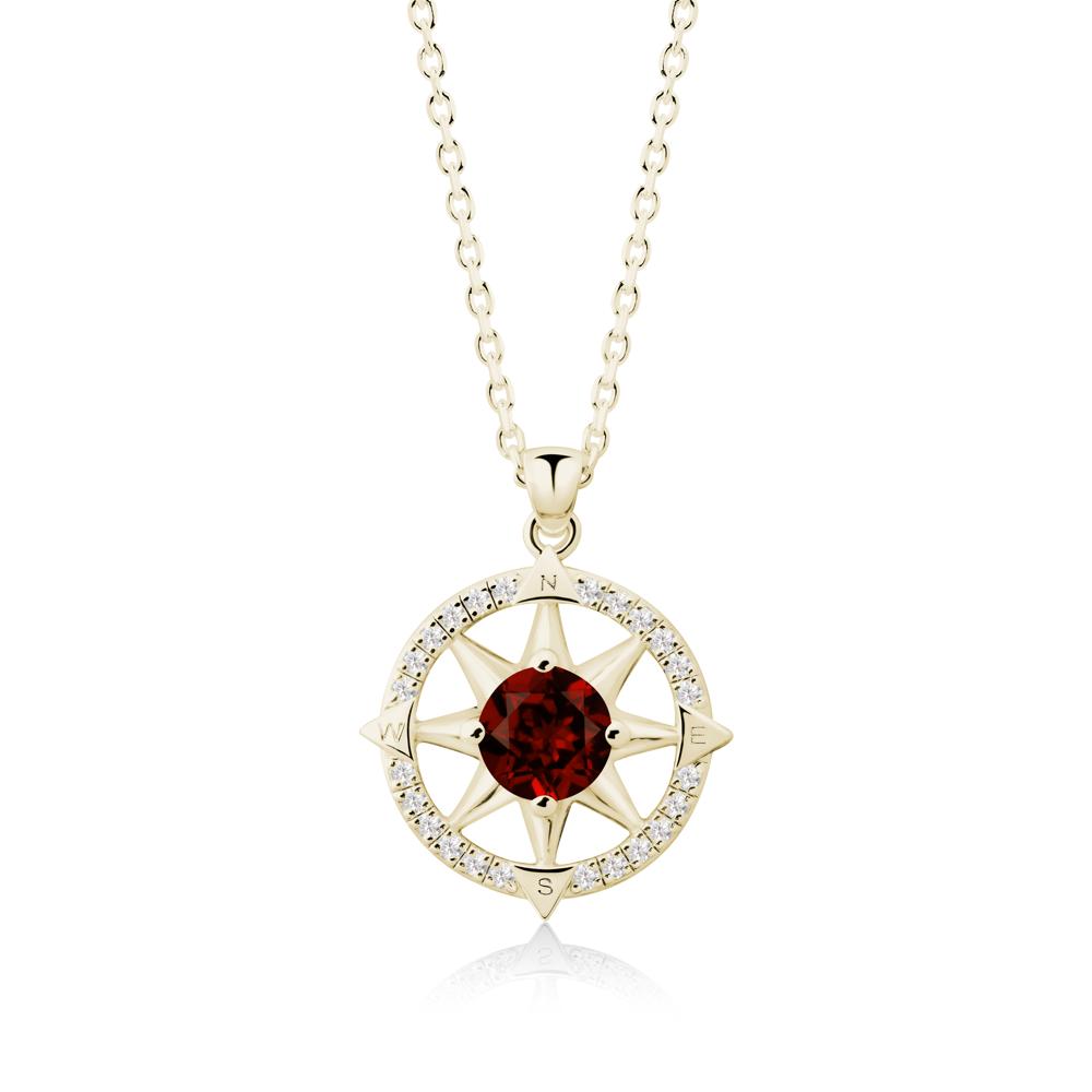Compass Star Peridot Necklace - LUO Jewelry #gemstone_Garnet