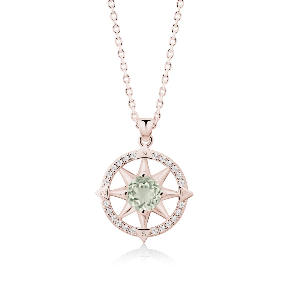 Compass Star Peridot Necklace - LUO Jewelry #gemstone_Green Amethyst