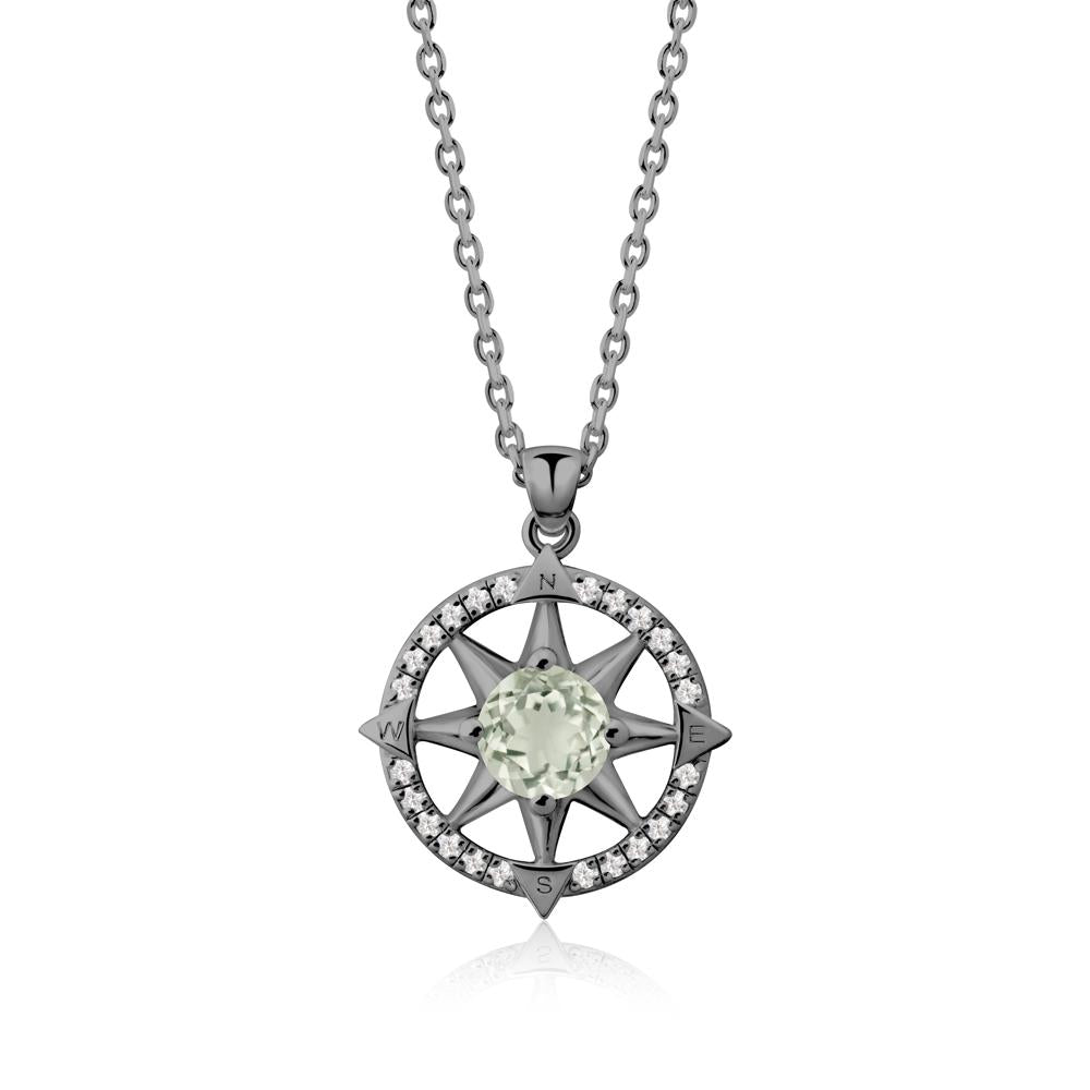 Compass Star Peridot Necklace - LUO Jewelry #gemstone_Green Amethyst