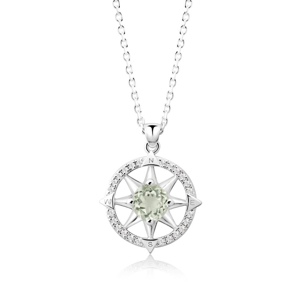 Compass Star Peridot Necklace - LUO Jewelry #gemstone_Green Amethyst