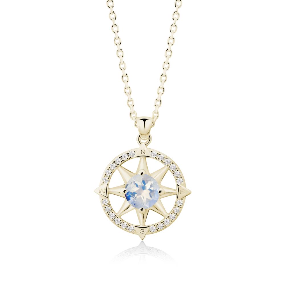 Compass Star Peridot Necklace - LUO Jewelry #gemstone_Moonstone