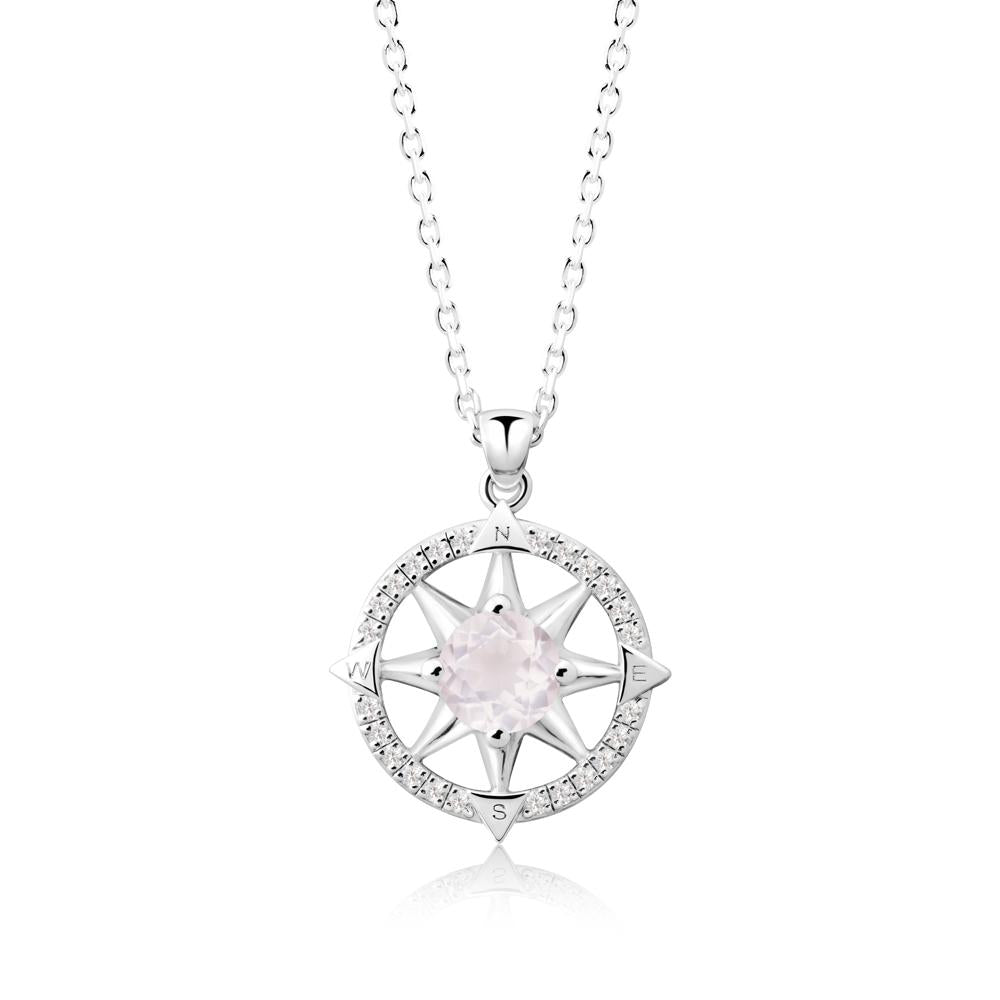 Compass Star Peridot Necklace - LUO Jewelry #gemstone_Rose Quartz