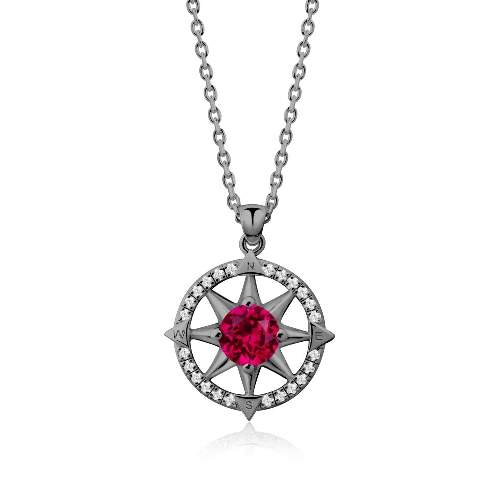 Compass Star Peridot Necklace - LUO Jewelry #gemstone_Ruby