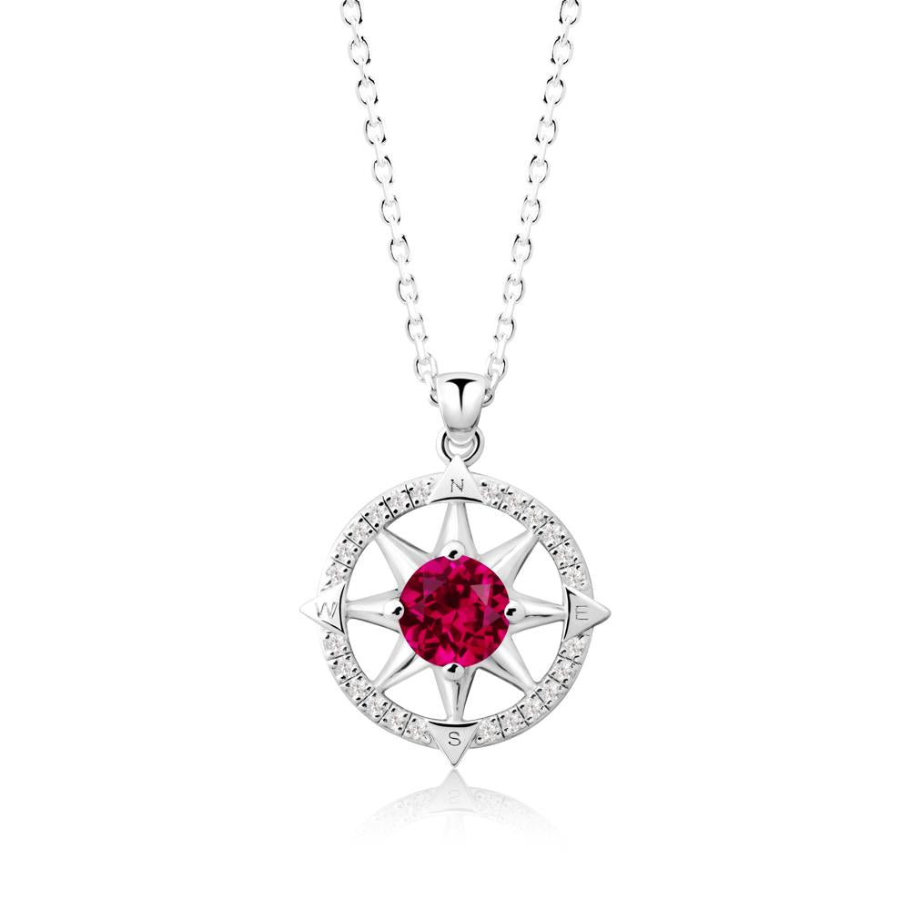 Compass Star Peridot Necklace - LUO Jewelry #gemstone_Ruby