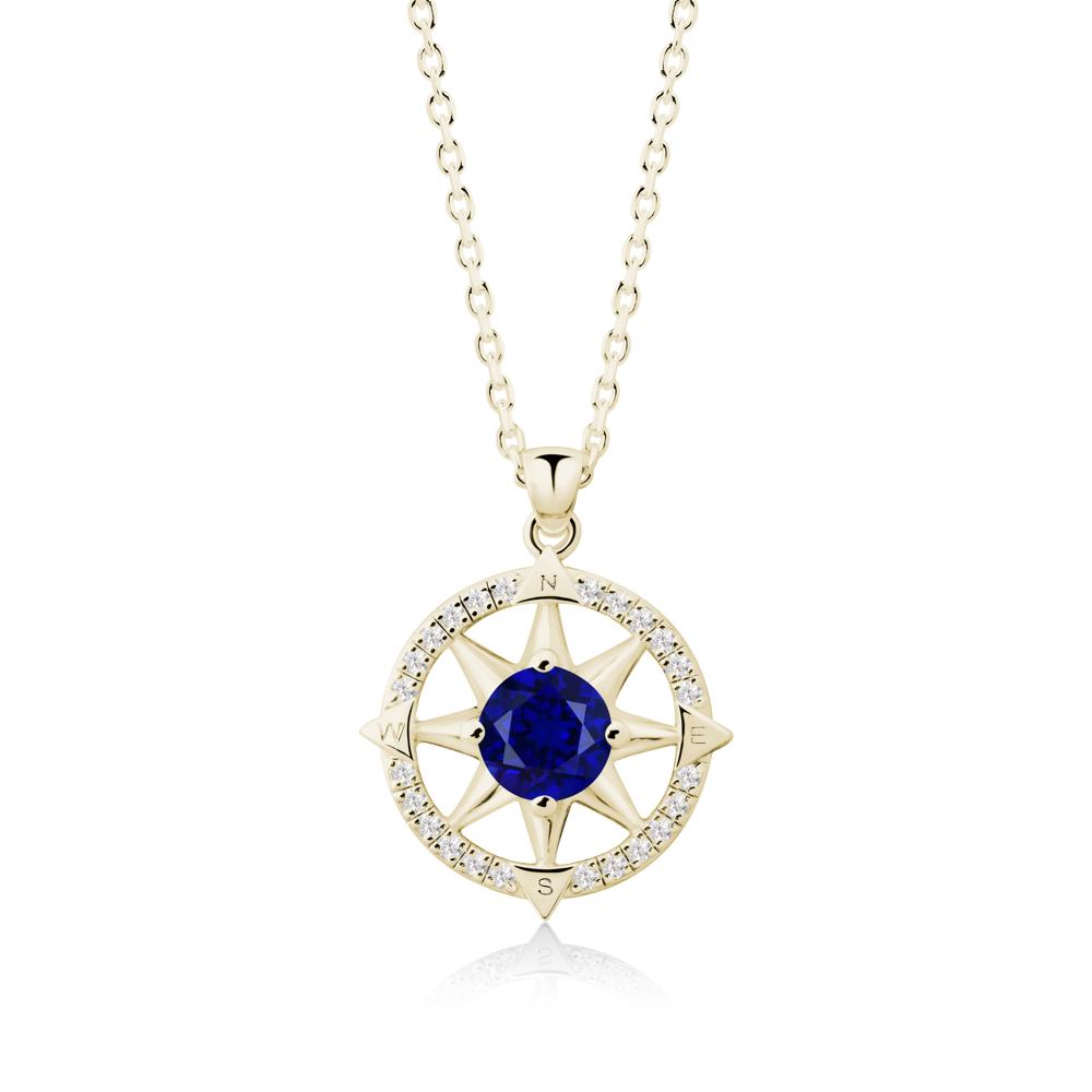 Compass Star Peridot Necklace - LUO Jewelry #gemstone_Sapphire