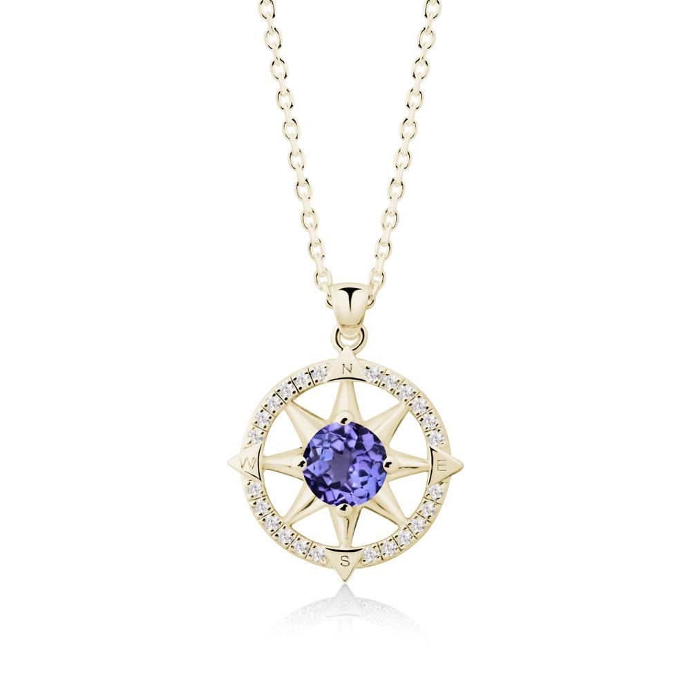 Compass Star Peridot Necklace - LUO Jewelry #gemstone_Tanzanite