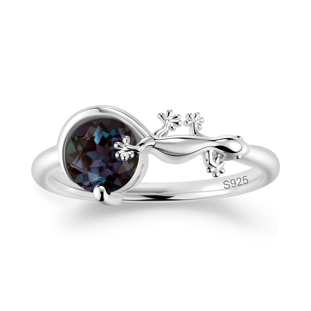Lizard Inspired Emerald Healing Ring - LUO Jewelry #gemstone_Alexandrite