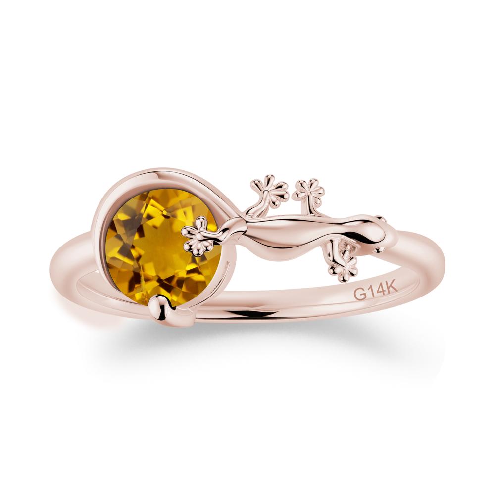 Lizard Inspired Emerald Healing Ring - LUO Jewelry #gemstone_Citrine