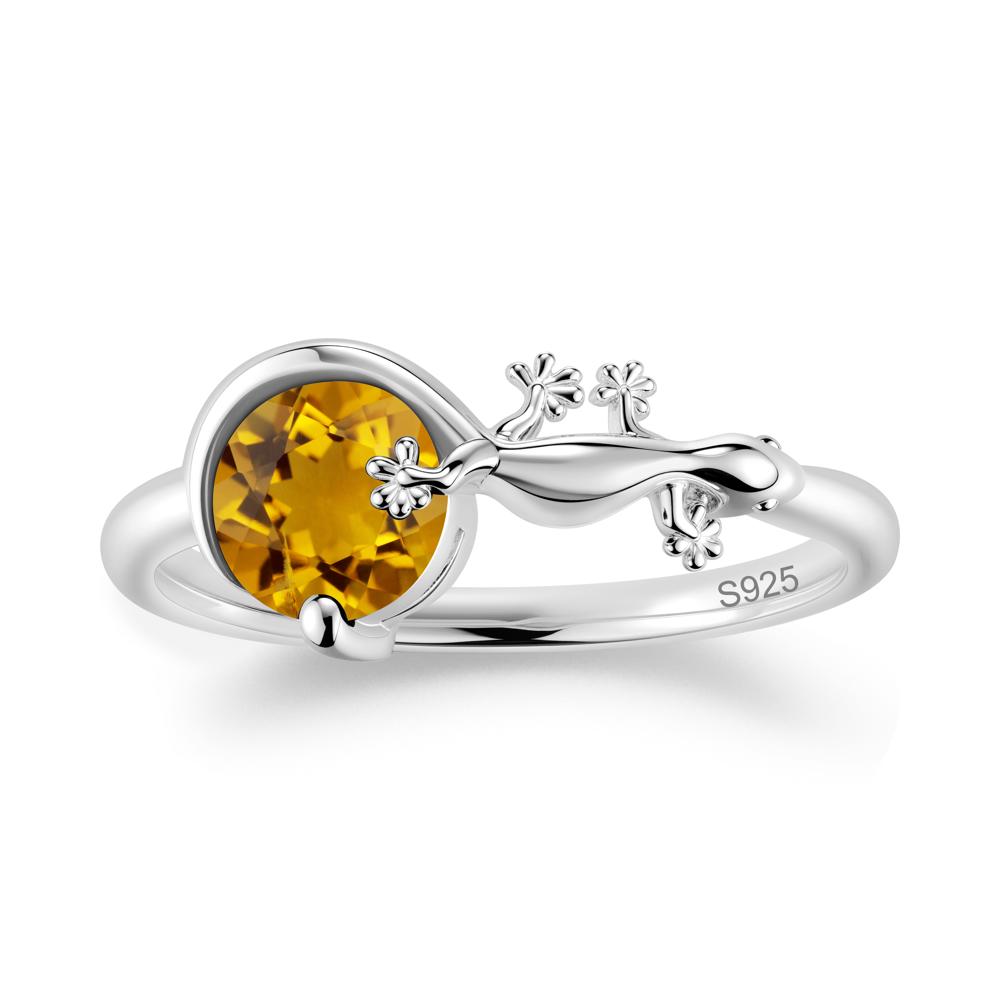 Lizard Inspired Emerald Healing Ring - LUO Jewelry #gemstone_Citrine