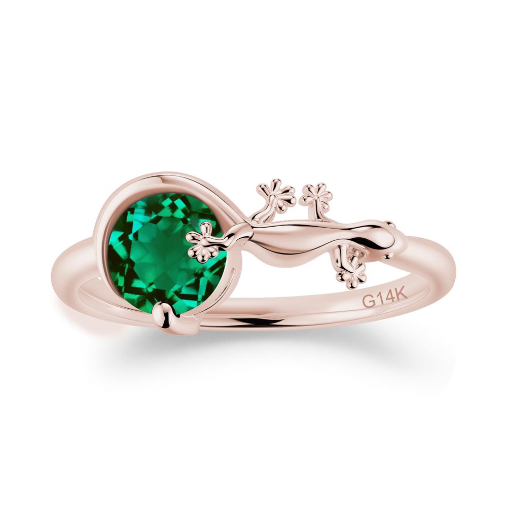Lizard Inspired Emerald Healing Ring - LUO Jewelry #gemstone_Emerald