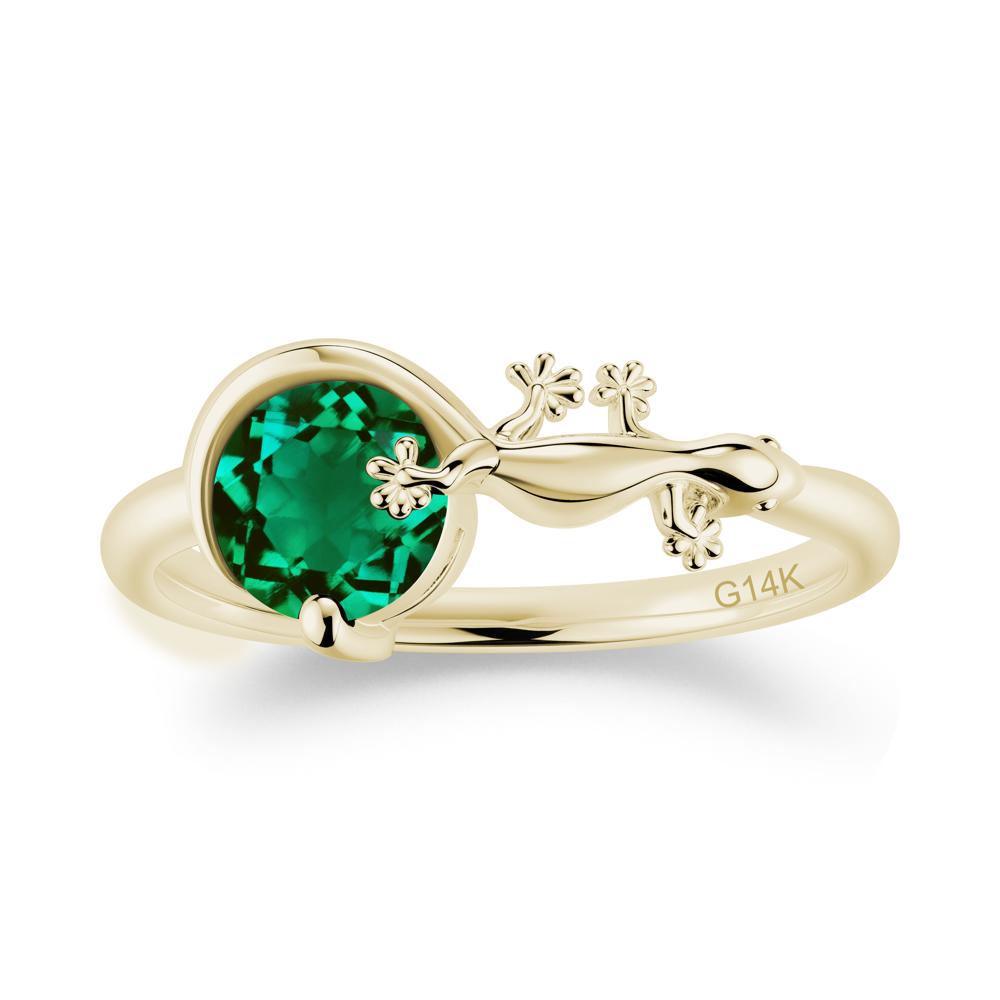 Lizard Inspired Emerald Healing Ring - LUO Jewelry #gemstone_Emerald