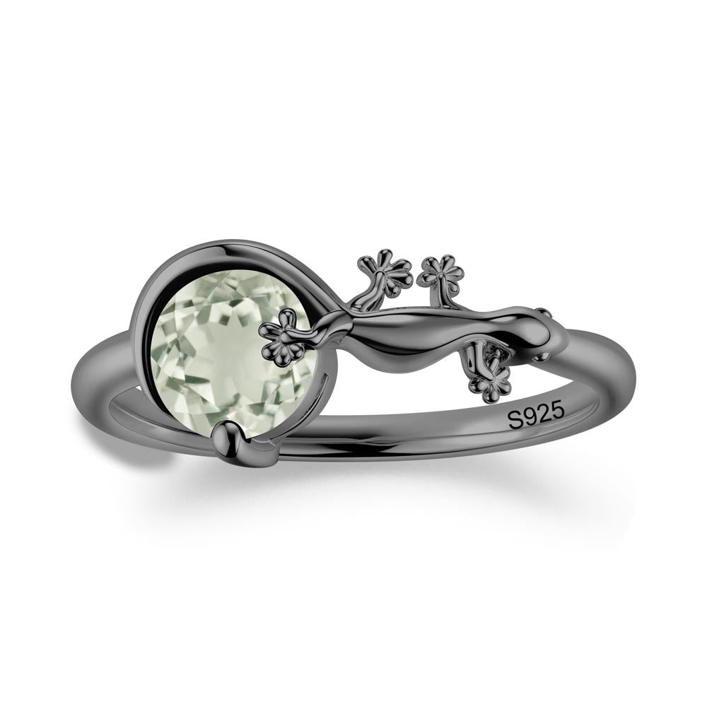 Lizard Inspired Emerald Healing Ring - LUO Jewelry #gemstone_Green Amethyst