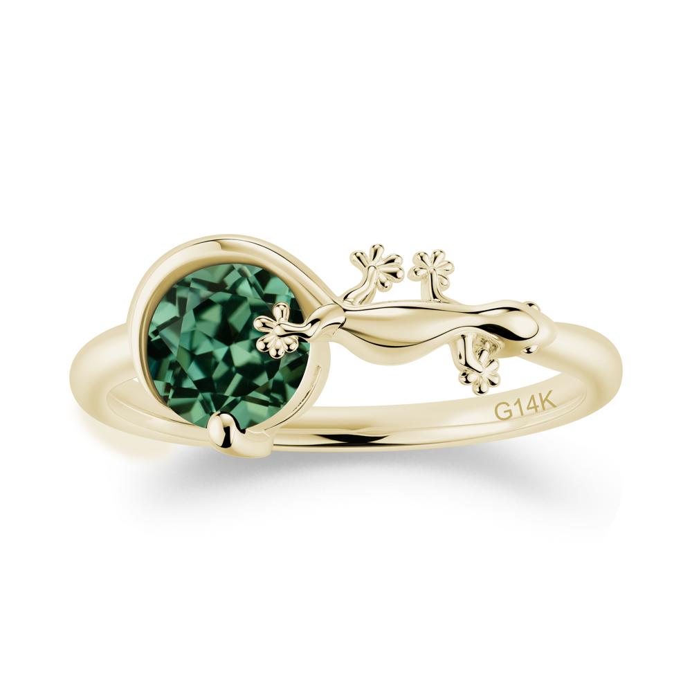 Lizard Inspired Emerald Healing Ring - LUO Jewelry #gemstone_Green Sapphire
