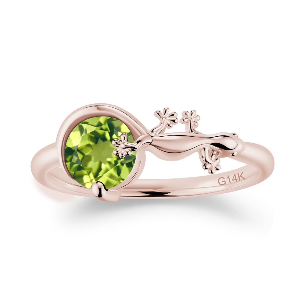Lizard Inspired Emerald Healing Ring - LUO Jewelry #gemstone_Peridot