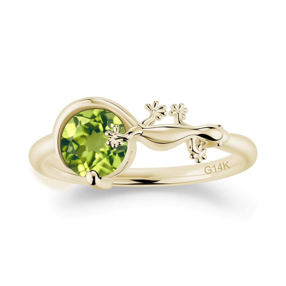 Lizard Inspired Emerald Healing Ring - LUO Jewelry #gemstone_Peridot