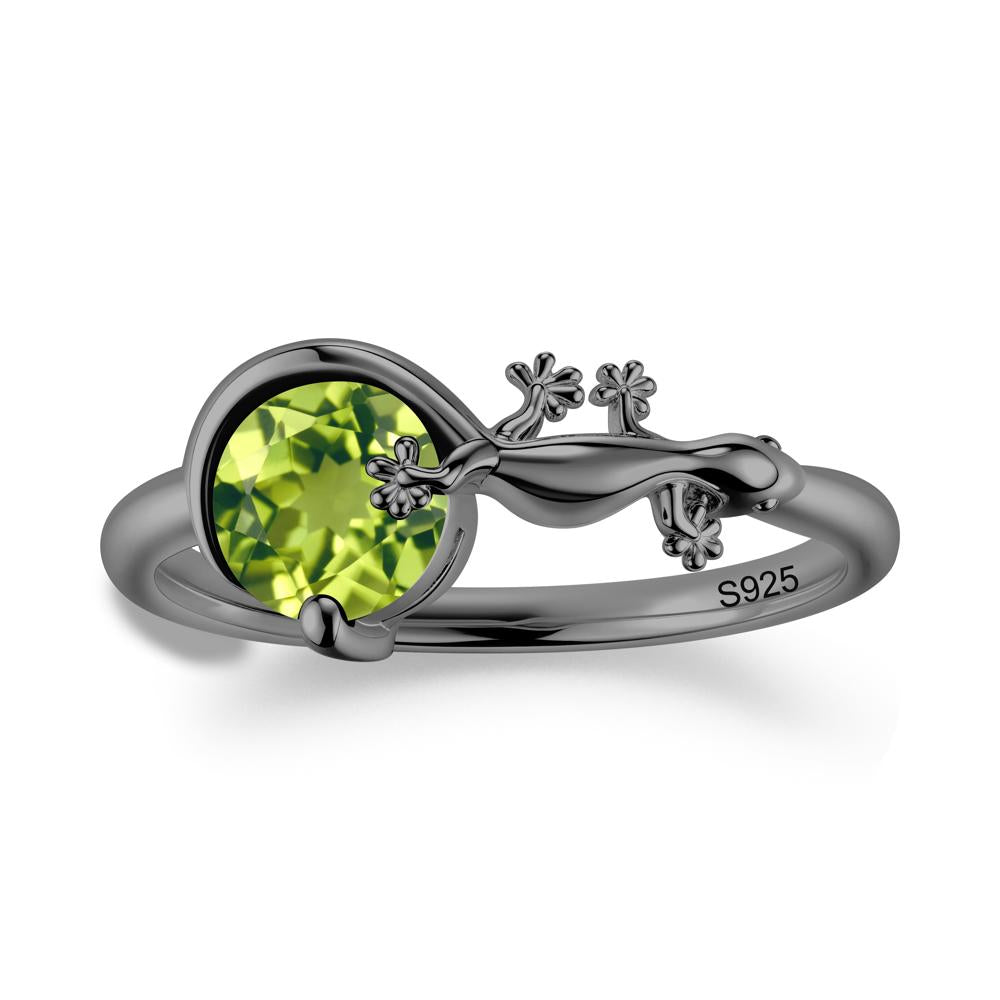Lizard Inspired Emerald Healing Ring - LUO Jewelry #gemstone_Peridot