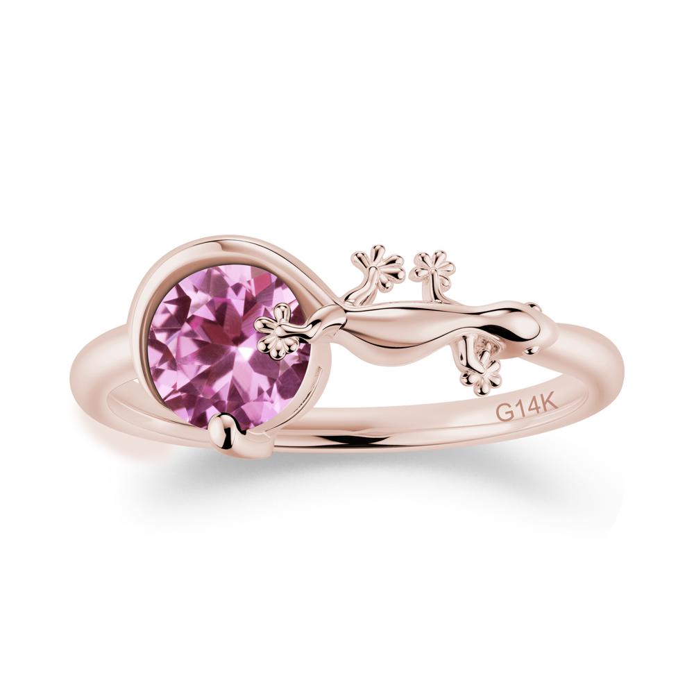 Lizard Inspired Emerald Healing Ring - LUO Jewelry #gemstone_Pink Sapphire