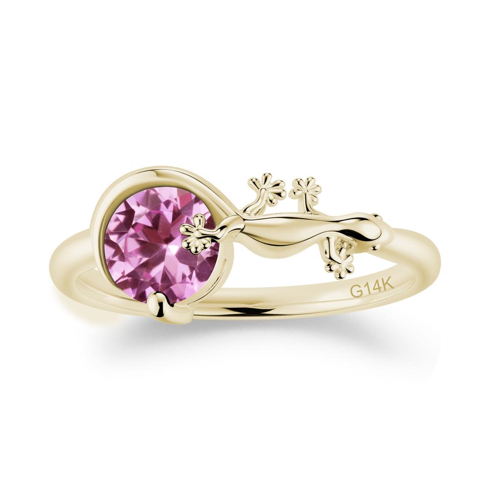 Lizard Inspired Emerald Healing Ring - LUO Jewelry #gemstone_Pink Sapphire
