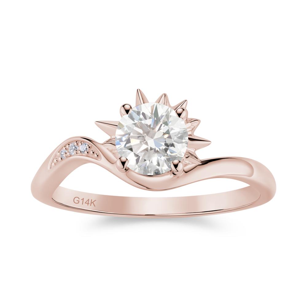 Alexandrite Lucky Sun Moon Promise Ring - LUO Jewelry #gemstone_Diamond