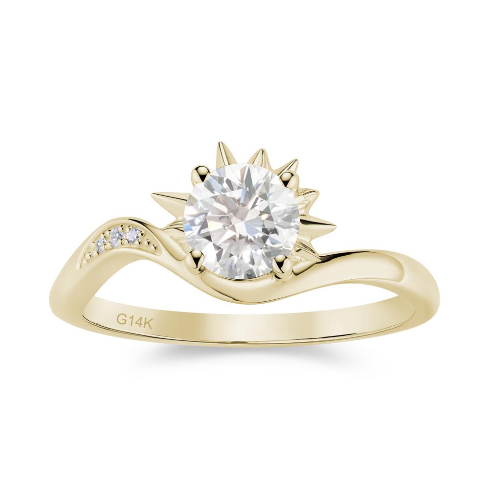 Alexandrite Lucky Sun Moon Promise Ring - LUO Jewelry #gemstone_Diamond