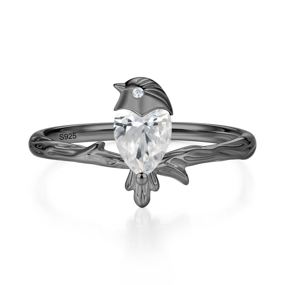 Good Luck Free Spirit Bird Sapphire Ring - LUO Jewelry #gemstone_Cubic Zirconia