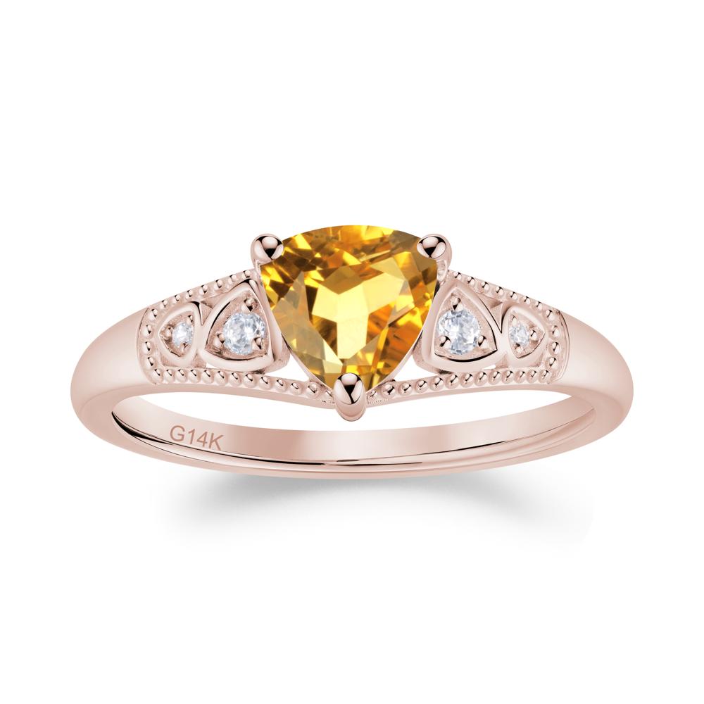Vintage Filigree Alexandrite Engagement Ring - LUO Jewelry #gemstone_Citrine