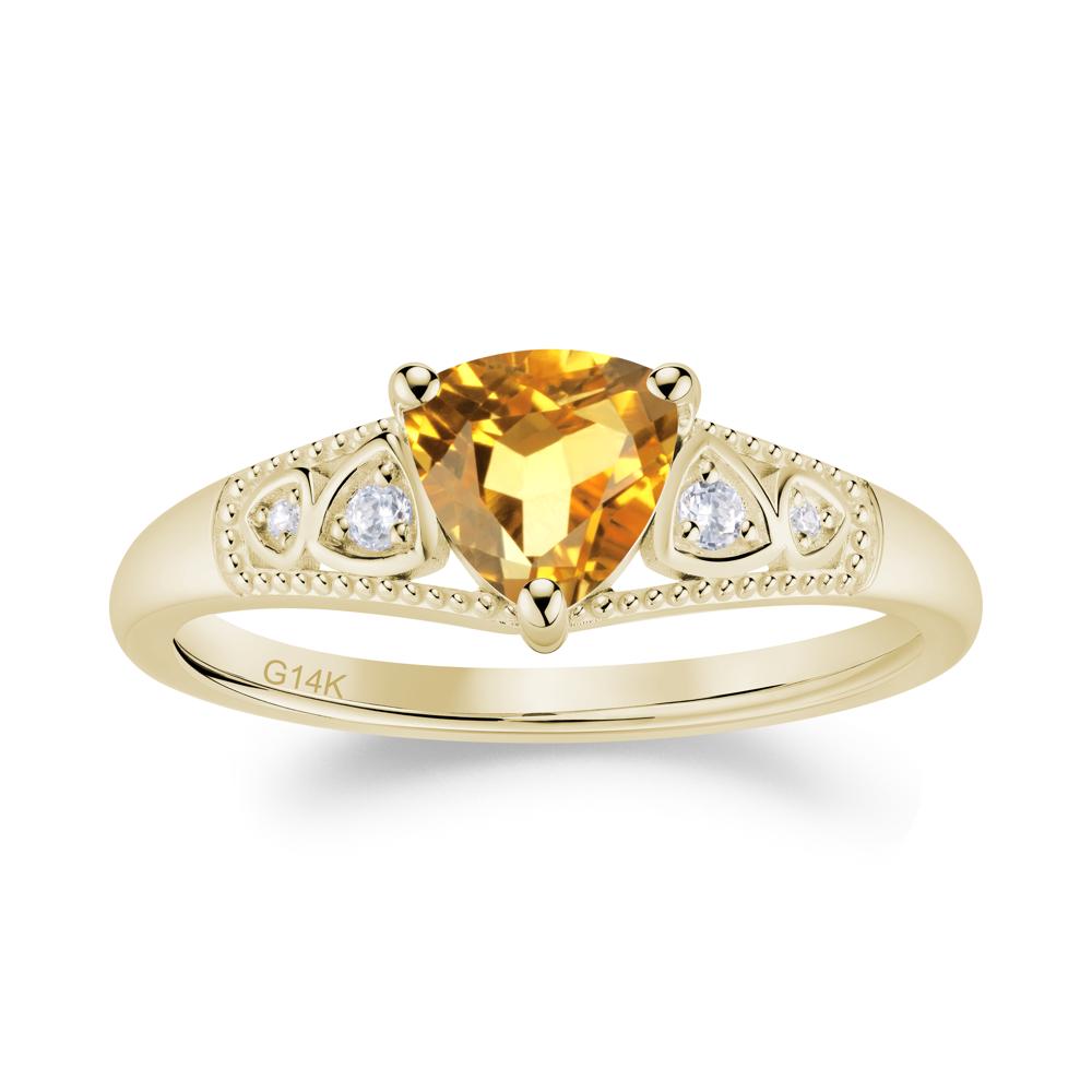 Vintage Filigree Alexandrite Engagement Ring - LUO Jewelry #gemstone_Citrine