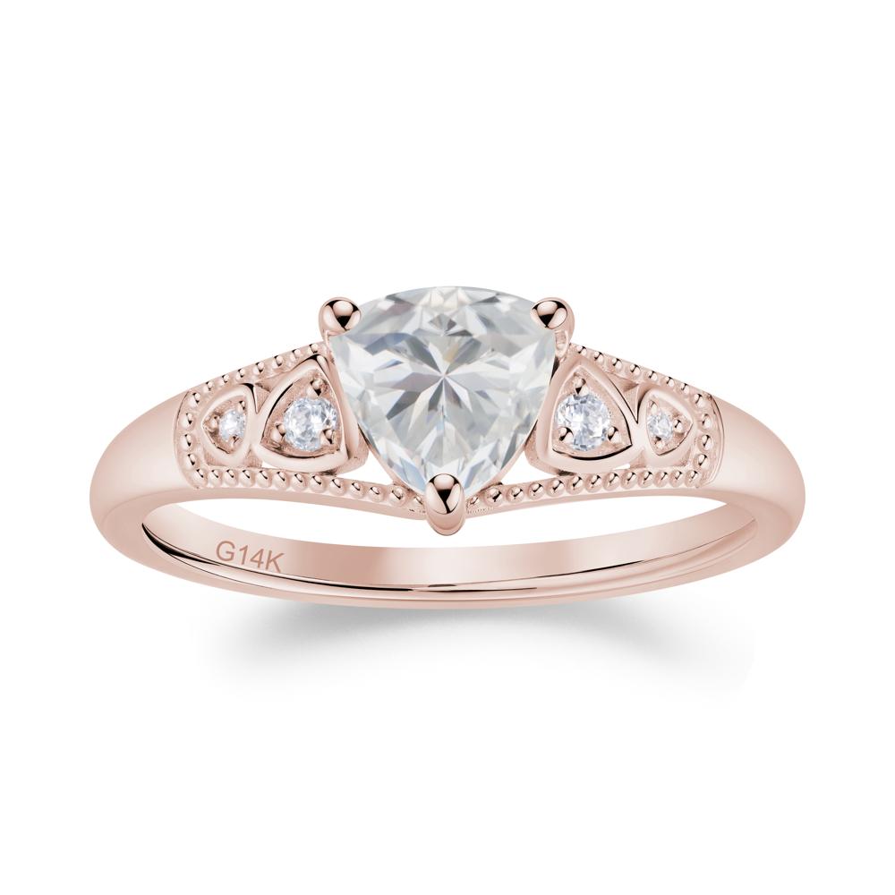 Vintage Filigree Alexandrite Engagement Ring - LUO Jewelry #gemstone_Cubic Zirconia