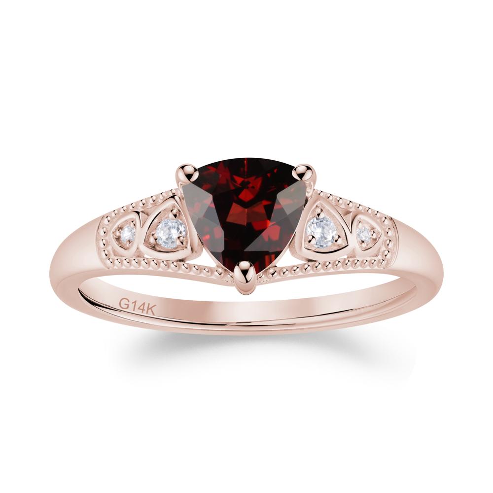 Vintage Filigree Alexandrite Engagement Ring - LUO Jewelry #gemstone_Garnet