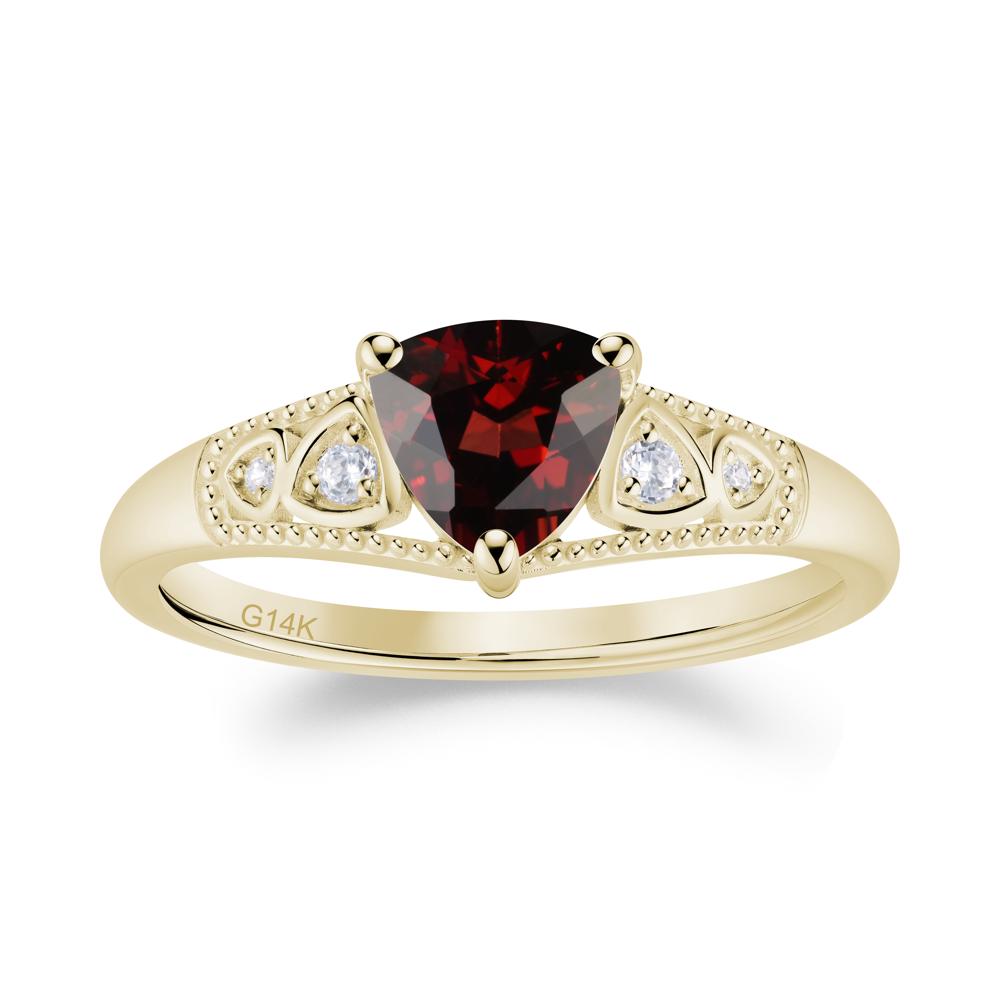 Vintage Filigree Alexandrite Engagement Ring - LUO Jewelry #gemstone_Garnet
