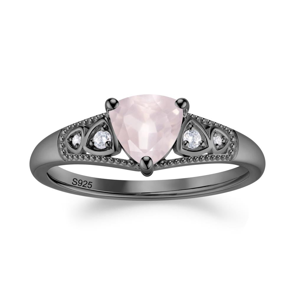 Vintage Filigree Alexandrite Engagement Ring - LUO Jewelry #gemstone_Rose Quartz
