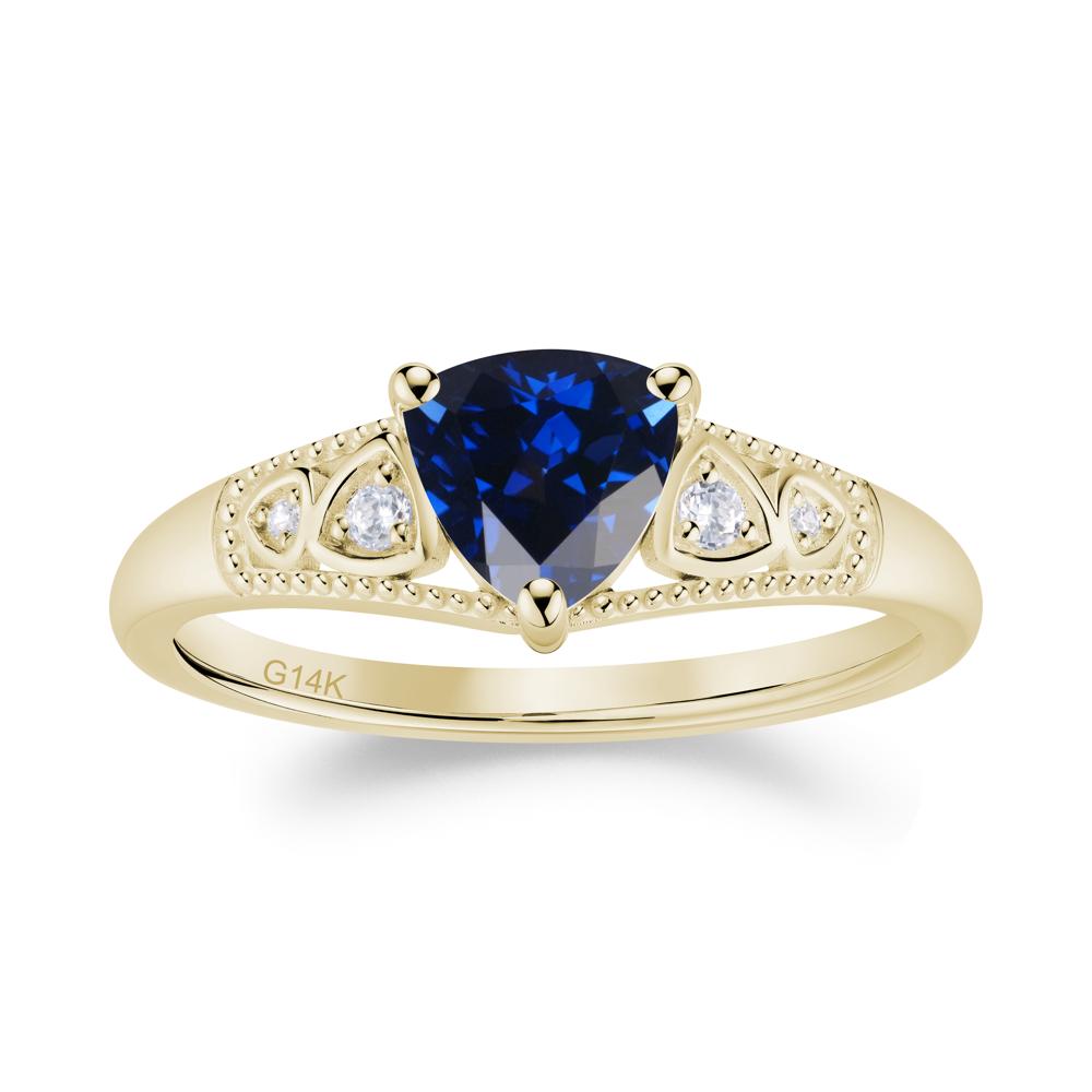 Vintage Filigree Alexandrite Engagement Ring - LUO Jewelry #gemstone_Sapphire