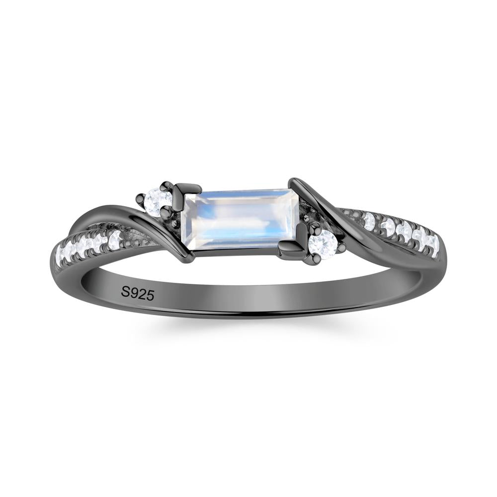 Twisted Vine Baguette Alexandrite Promise Ring - LUO Jewelry #gemstone_Moonstone