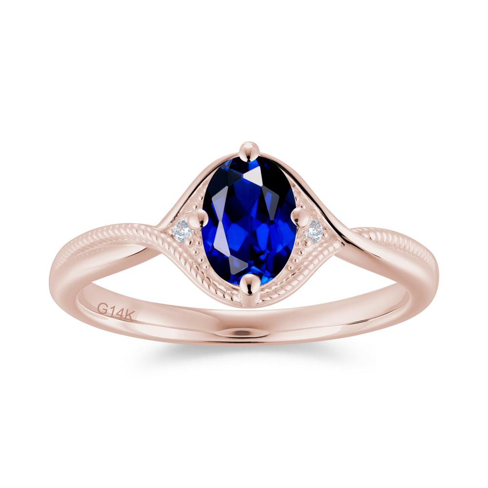 Oval Cut Citrine Twisted Engagement Ring - LUO Jewelry #gemstone_Sapphire