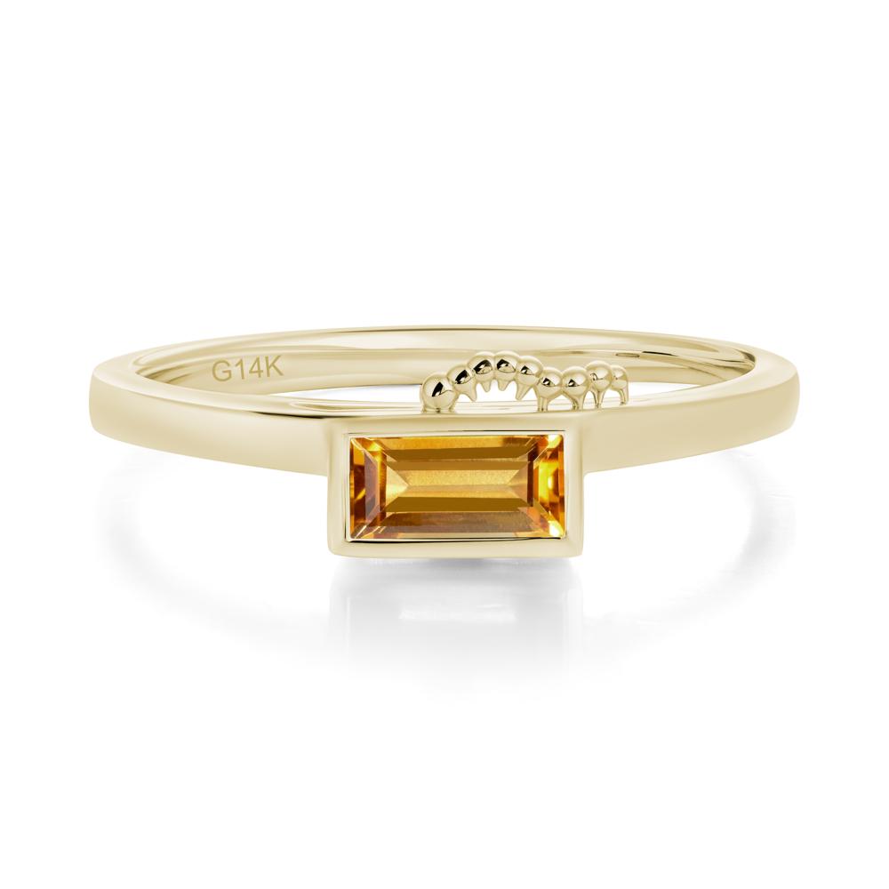 Unique Caterpillar Baguette Alexandrite Ring - LUO Jewelry #gemstone_Citrine