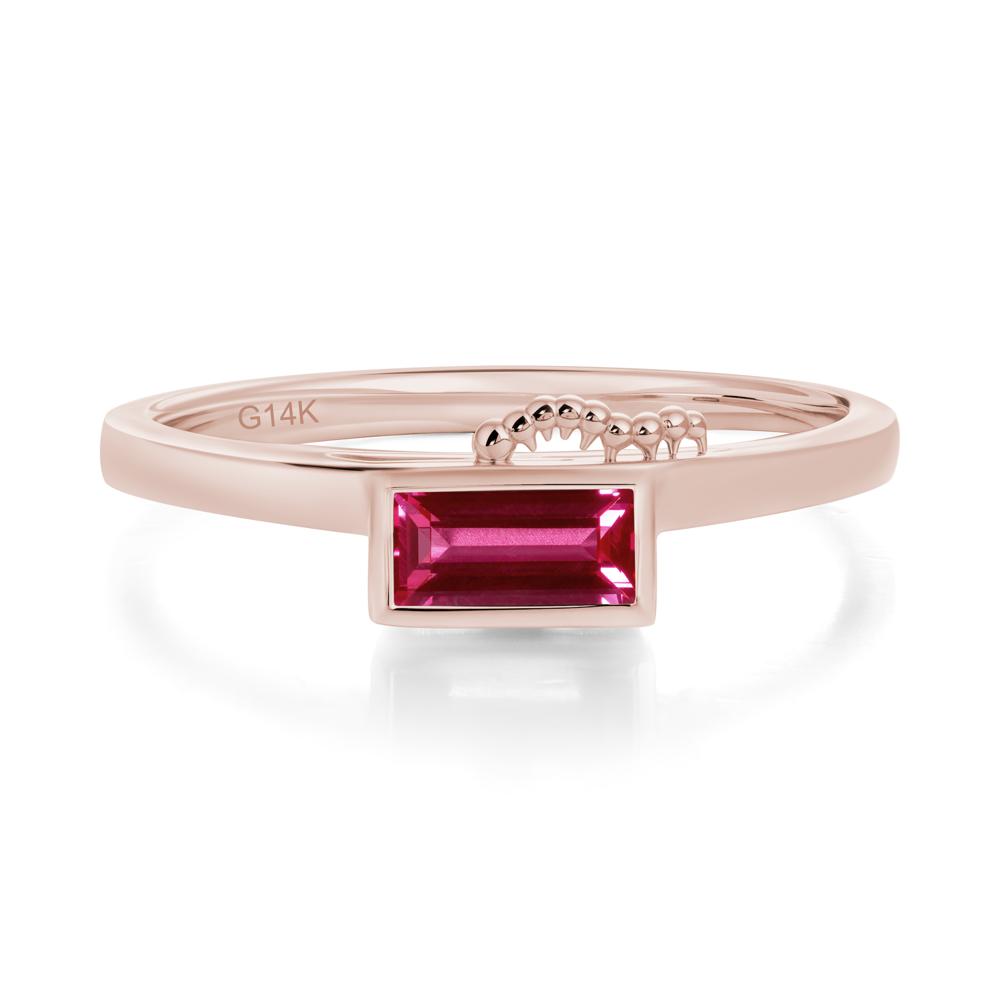 Unique Caterpillar Baguette Alexandrite Ring - LUO Jewelry #gemstone_Ruby