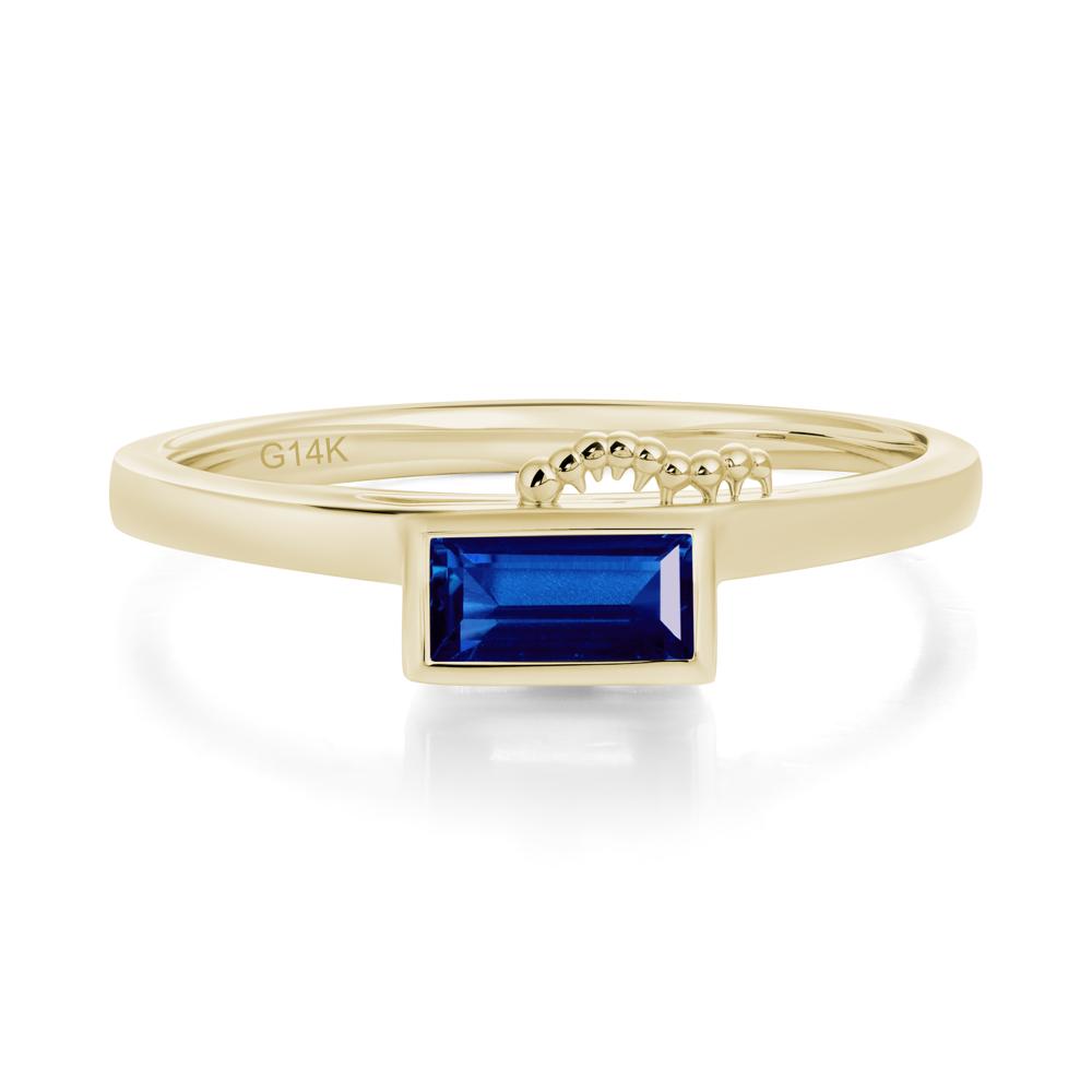 Unique Caterpillar Baguette Alexandrite Ring - LUO Jewelry #gemstone_Sapphire