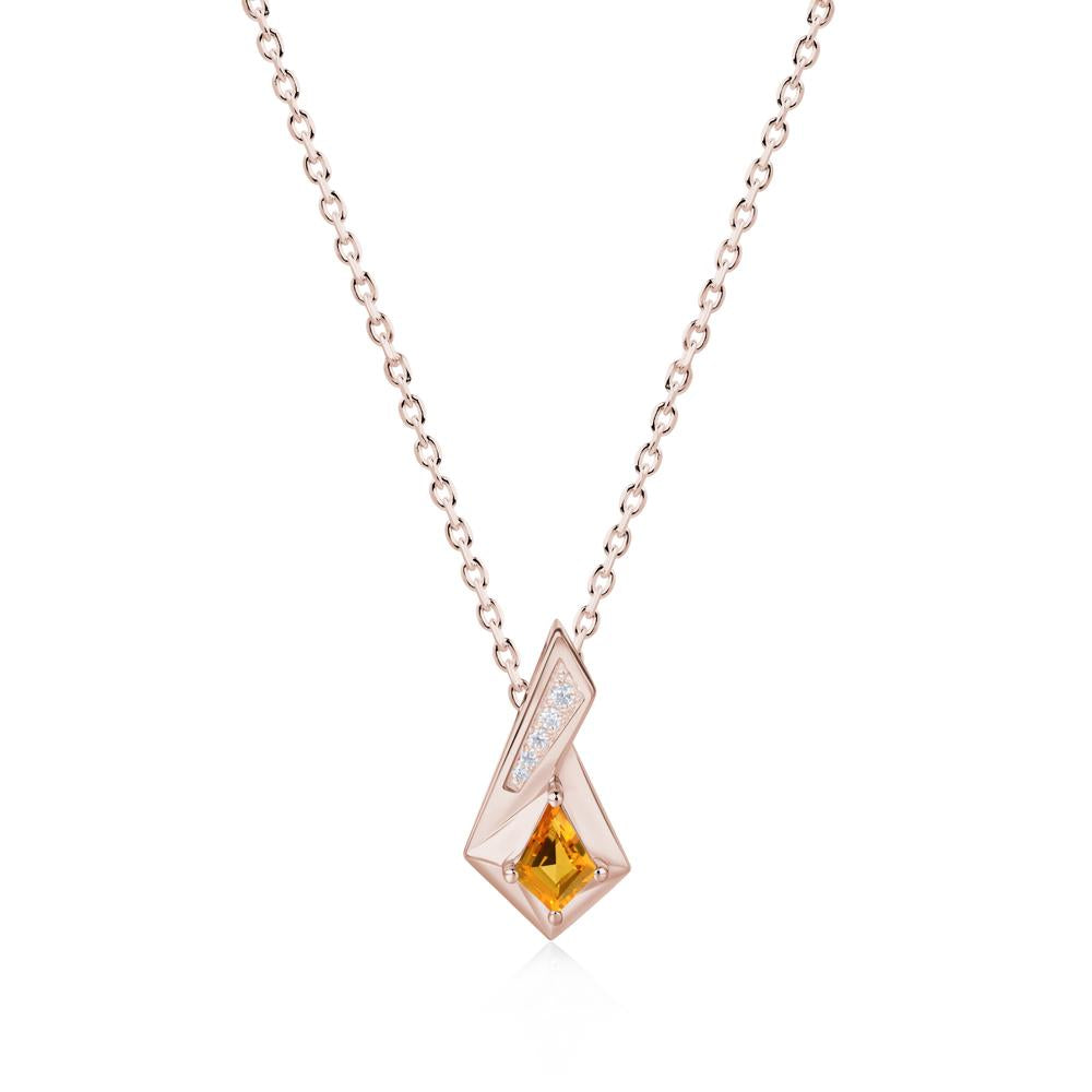 Kite Cut Alexandrite Pendant Necklace - LUO Jewelry #gemstone_Citrine