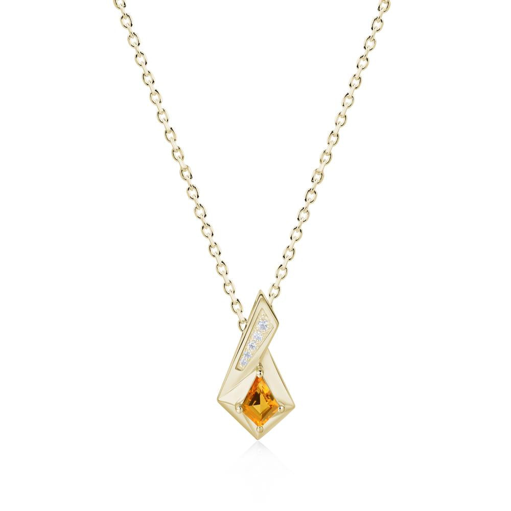 Kite Cut Alexandrite Pendant Necklace - LUO Jewelry #gemstone_Citrine