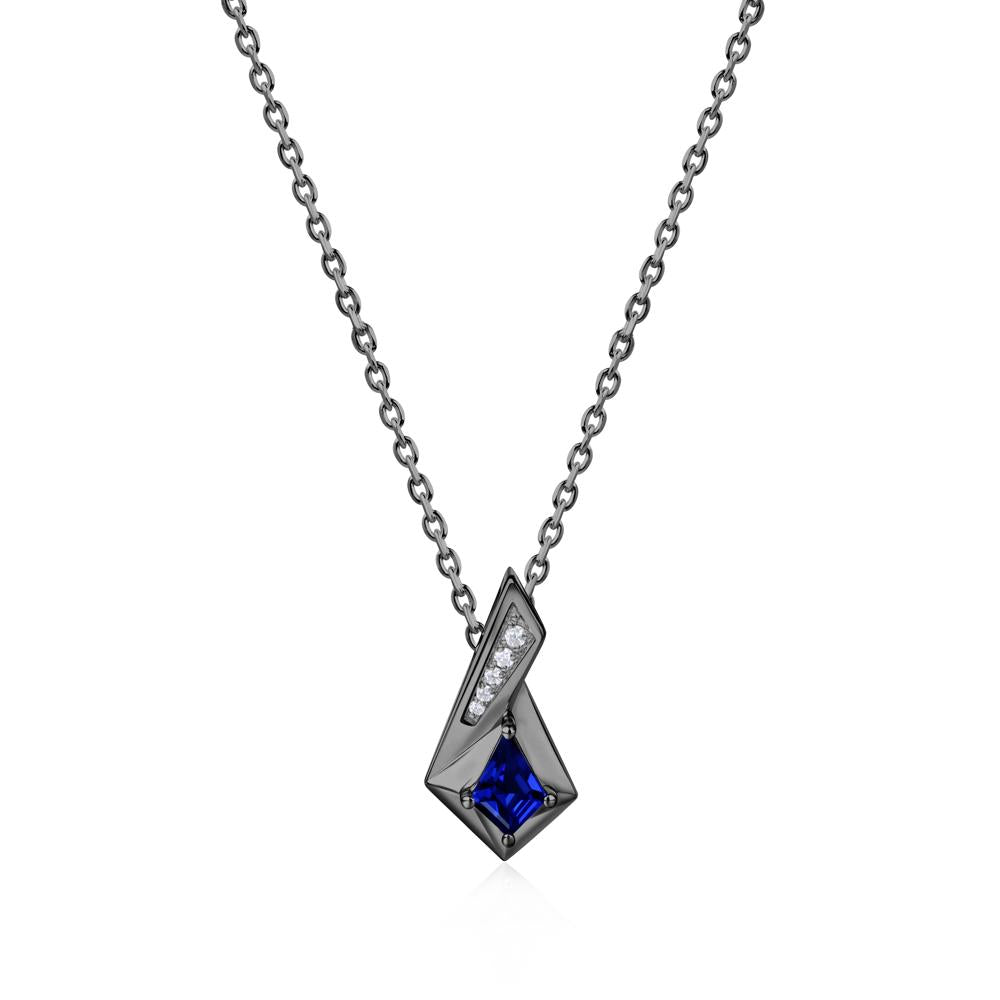Kite Cut Alexandrite Pendant Necklace - LUO Jewelry #gemstone_Sapphire