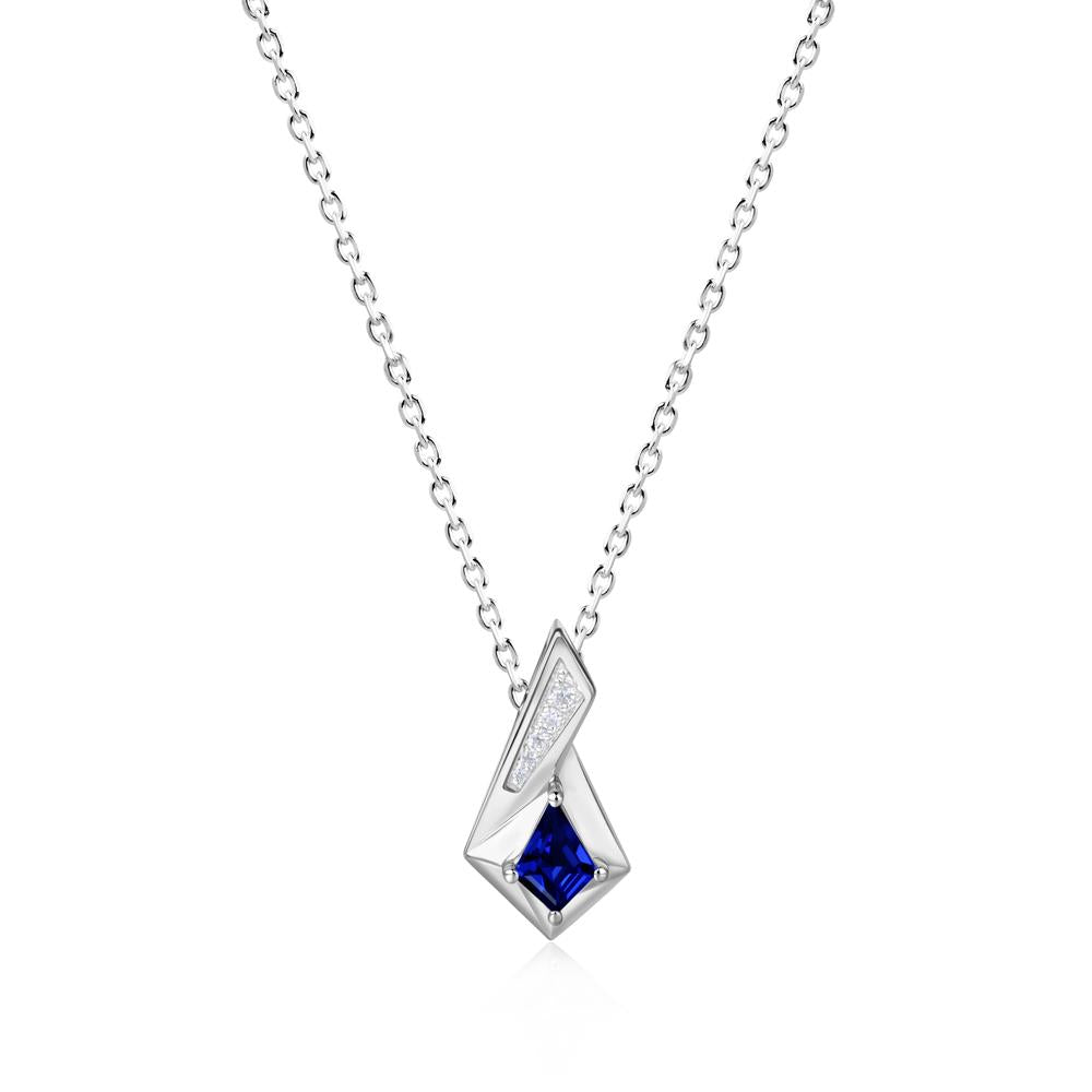 Kite Cut Alexandrite Pendant Necklace - LUO Jewelry #gemstone_Sapphire
