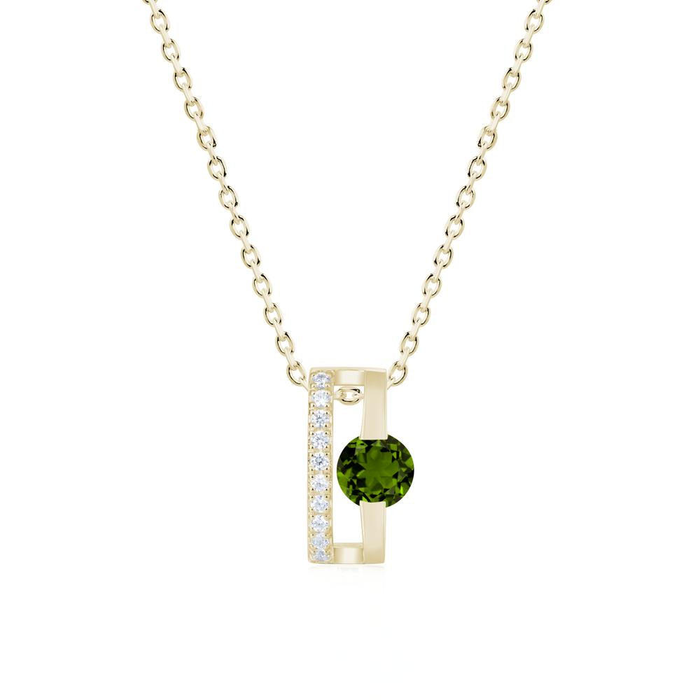 Open Hollow Modern Amethyst Necklace - LUO Jewelry #gemstone_Diopside