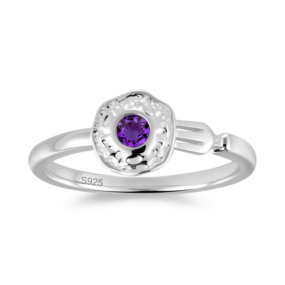 Unique Egg Shaped Emerald Ring - LUO Jewelry #gemstone_Amethyst