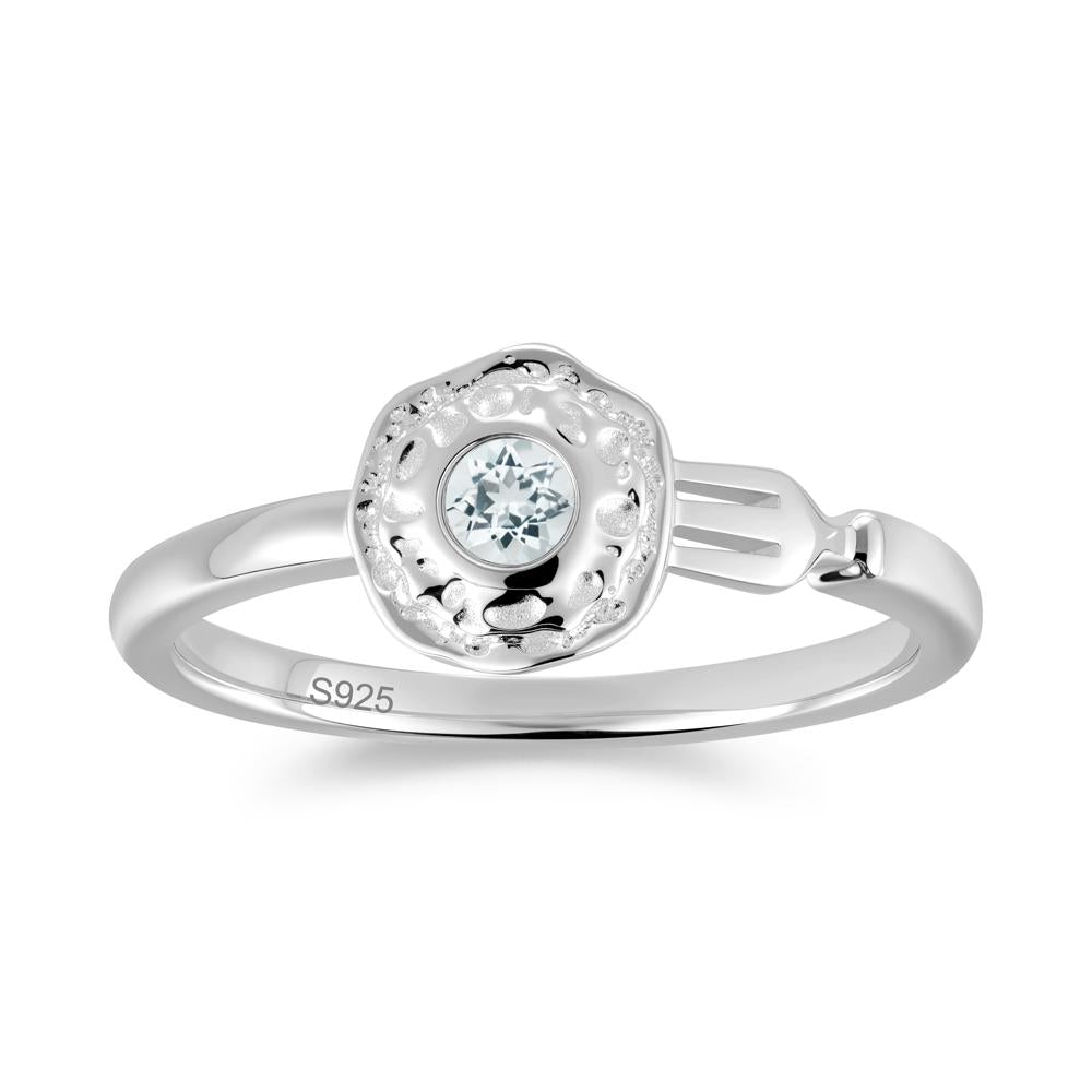 Unique Egg Shaped Emerald Ring - LUO Jewelry #gemstone_Aquamarine