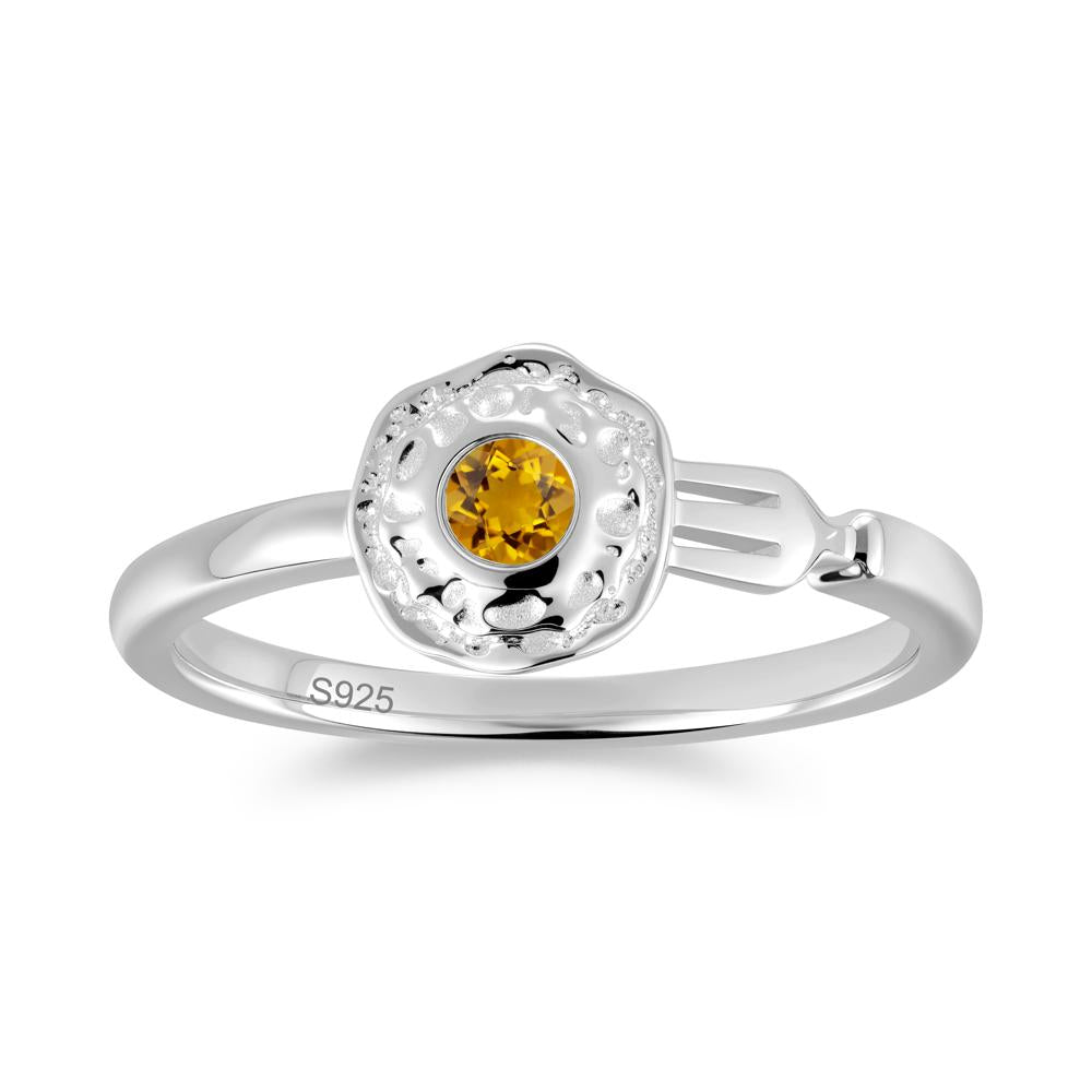 Unique Egg Shaped Emerald Ring - LUO Jewelry #gemstone_Citrine