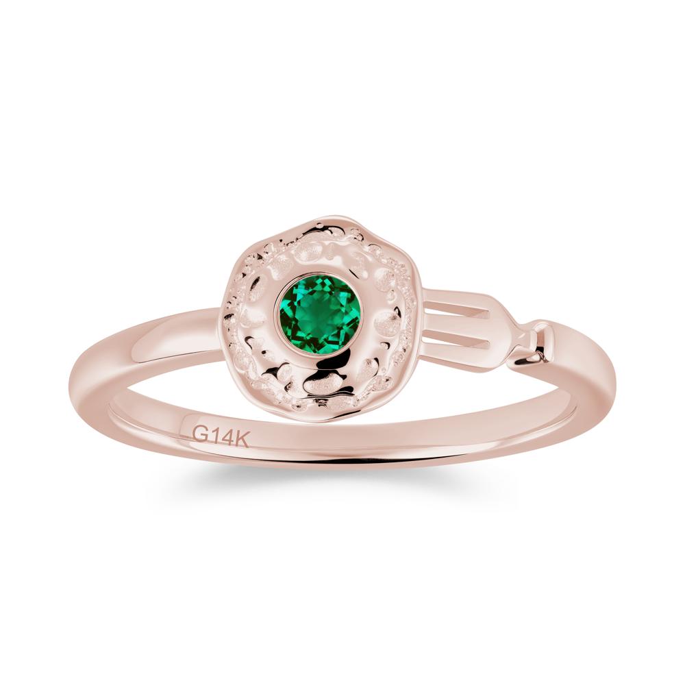 Unique Egg Shaped Emerald Ring - LUO Jewelry #gemstone_Emerald