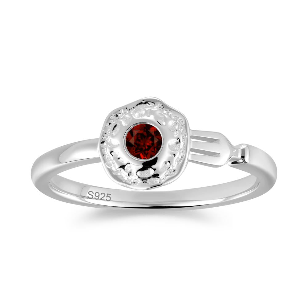 Unique Egg Shaped Emerald Ring - LUO Jewelry #gemstone_Garnet