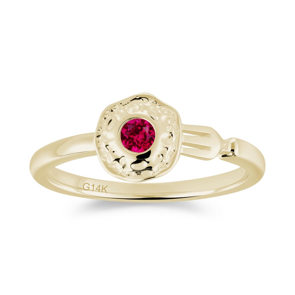 Unique Egg Shaped Emerald Ring - LUO Jewelry #gemstone_Ruby